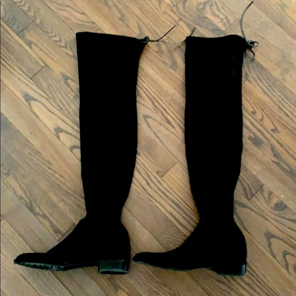 Stuart Weitzman Blk tall boots